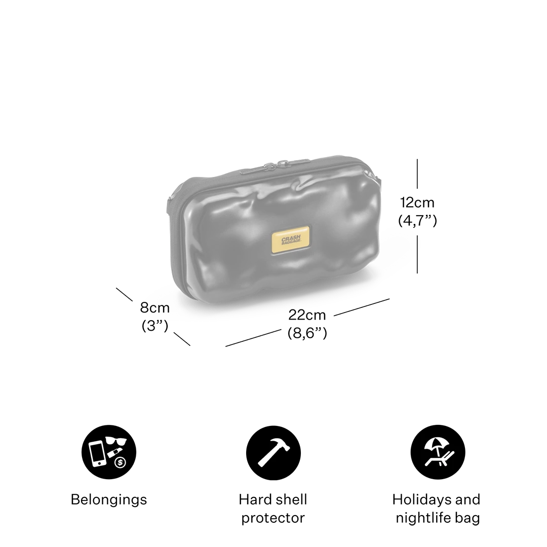 Mini Icon Case - Metal Capsule Raw Steel