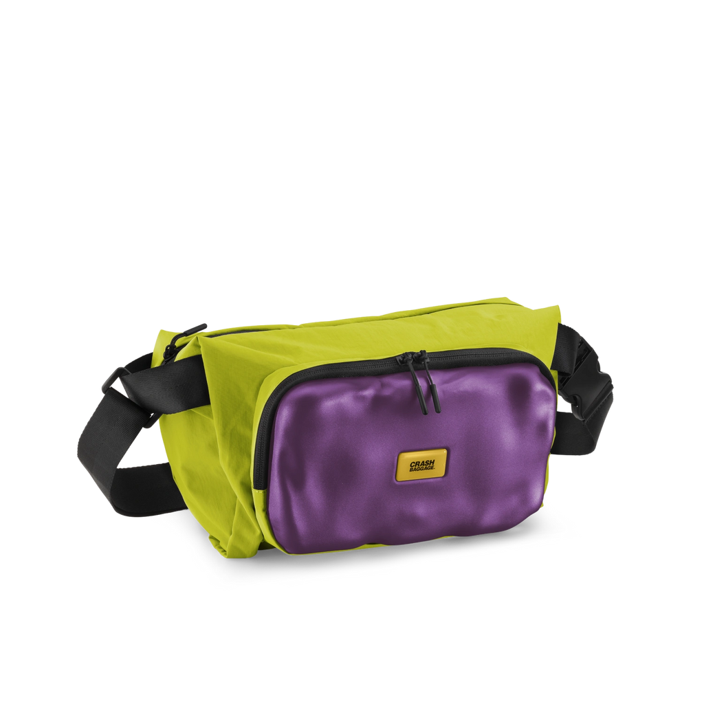 SOFT Crossbody 9L - Acid Green & Violet
