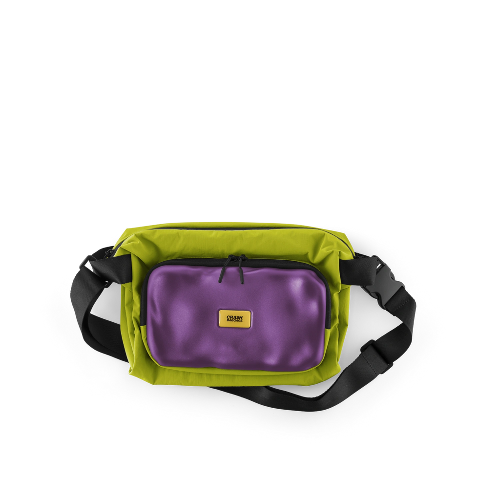 SOFT Crossbody 9L - Acid Green & Violet