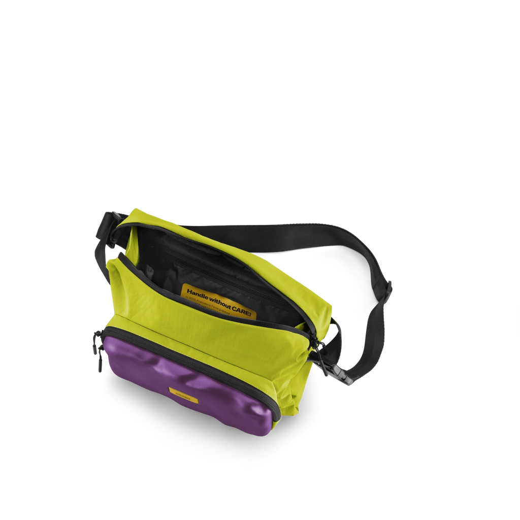 SOFT Crossbody 9L - Acid Green & Violet