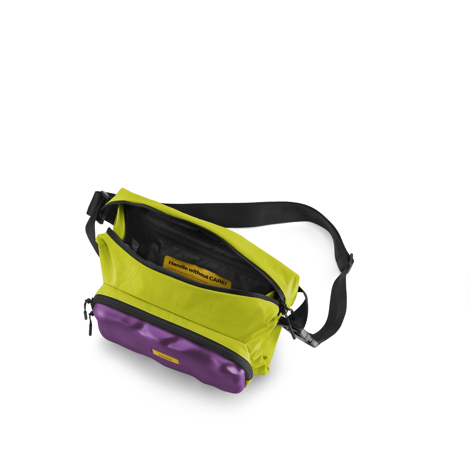 SOFT Crossbody 9L - Acid Green & Violet