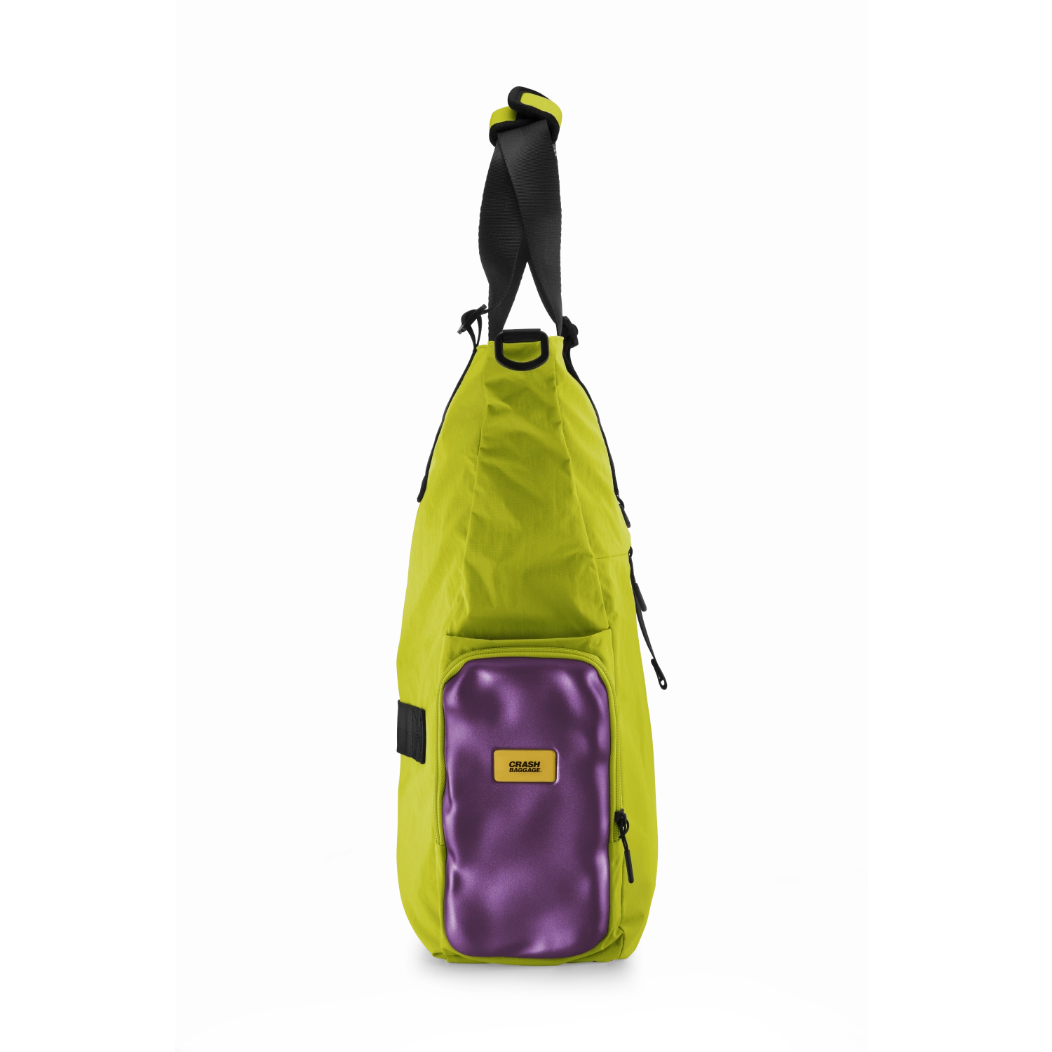 SOFT Side Tote Bag 20.5L - Acid Green & Violet