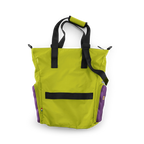 SOFT Side Tote Bag 20.5L - Acid Green & Violet