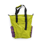 SOFT Side Tote Bag 20.5L - Acid Green & Violet
