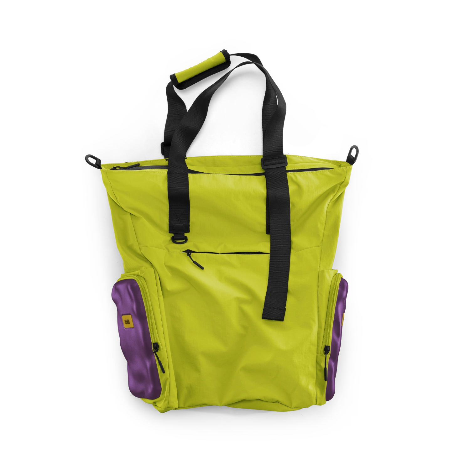 SOFT Side Tote Bag 20.5L - Acid Green & Violet