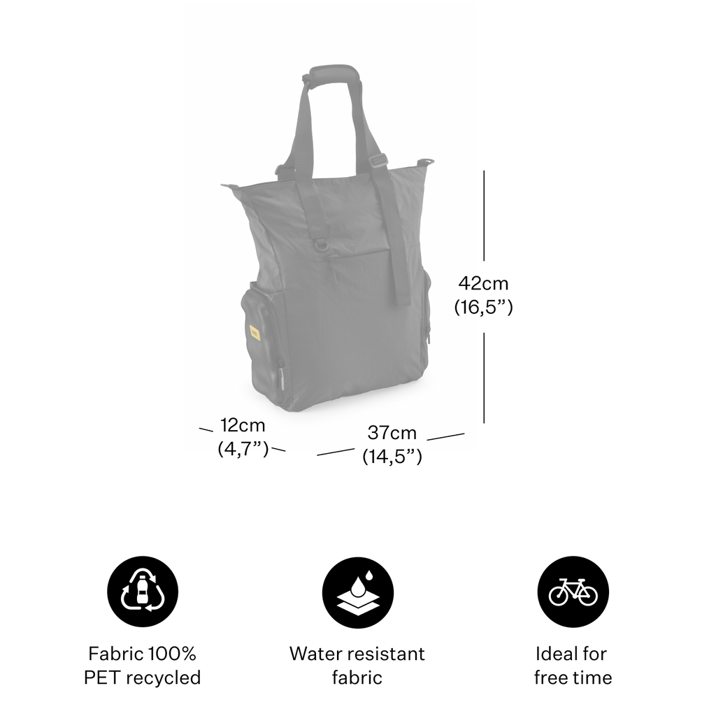 SOFT Side Tote Bag 20.5L - Silver